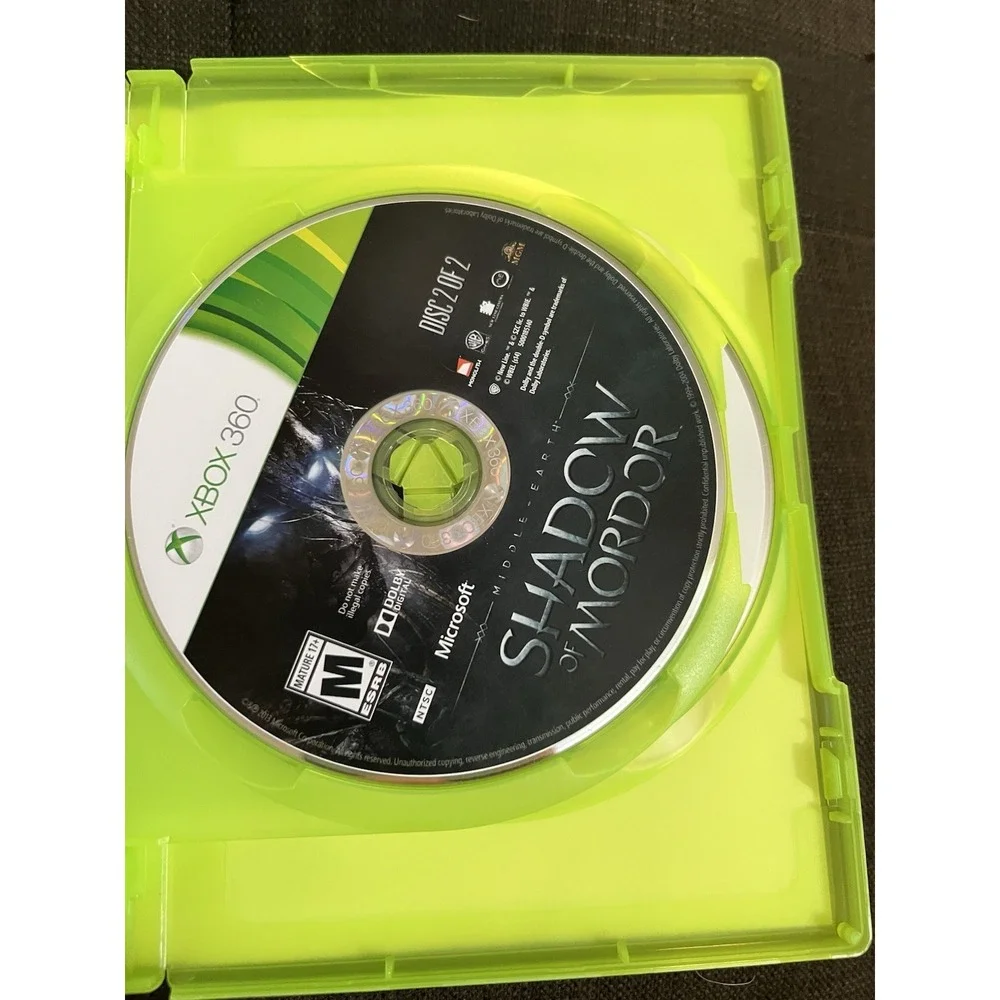 Middle-earth: Shadow of Mordor (Xbox 360, 2014) Complete Tested Working CIB‎